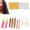 Dreadlocks Tool Set Dreadlocks Braid Rings Hair Extension Crochet Hook Hair Decoration Accessories