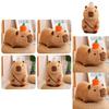 Cute Capybara Plush Toy Adorable And Soft Stuffed Animal Pillow Doll Perfect Gift For Kids