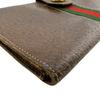 GUCCI Sherry line leather Purse Brown leather Used