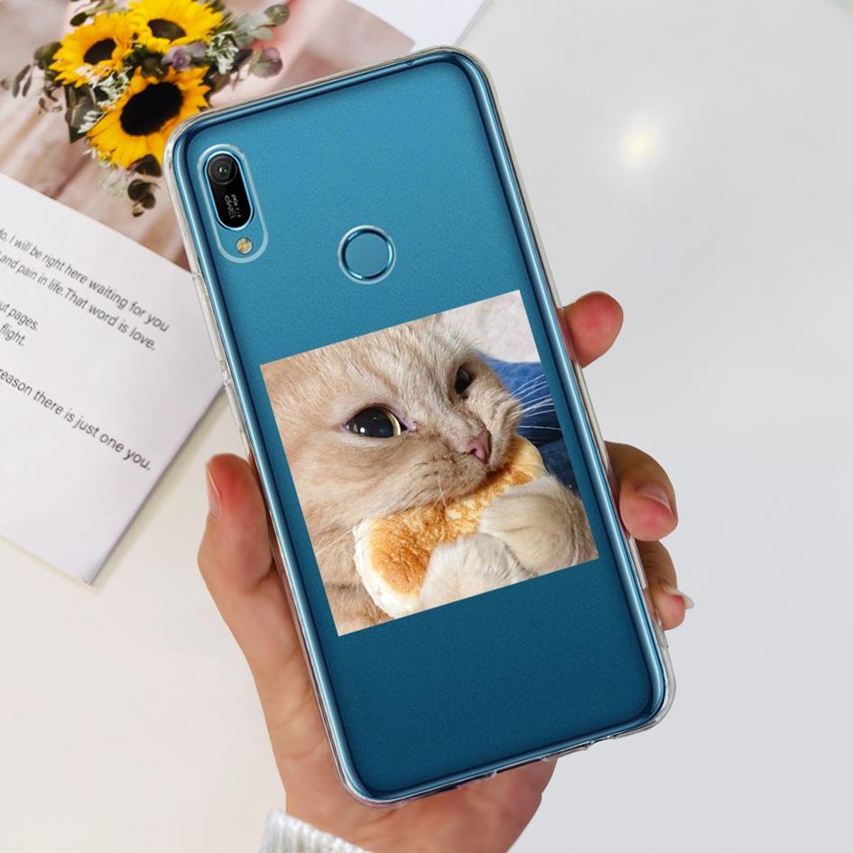 For Huawei Y6 2019 Case Y6 Pro 2019 Back Cover Popular Butterfly Astronaut Soft Silicone Phone Case For Huawei Y6s Y 6 2019 Capa