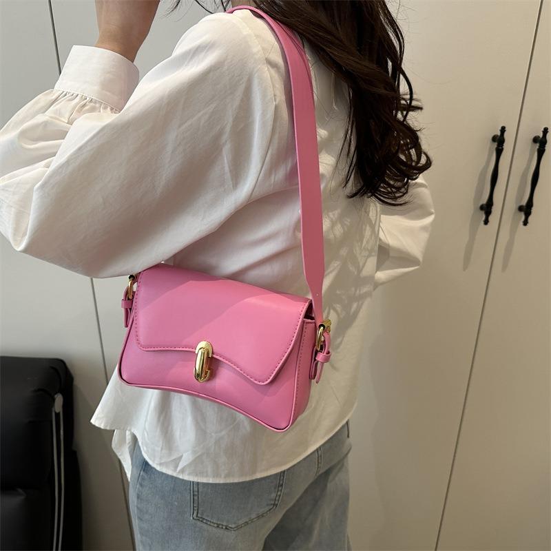 Summer new single shoulder armpit small square bag simple and beautiful fashion handbag women's bag