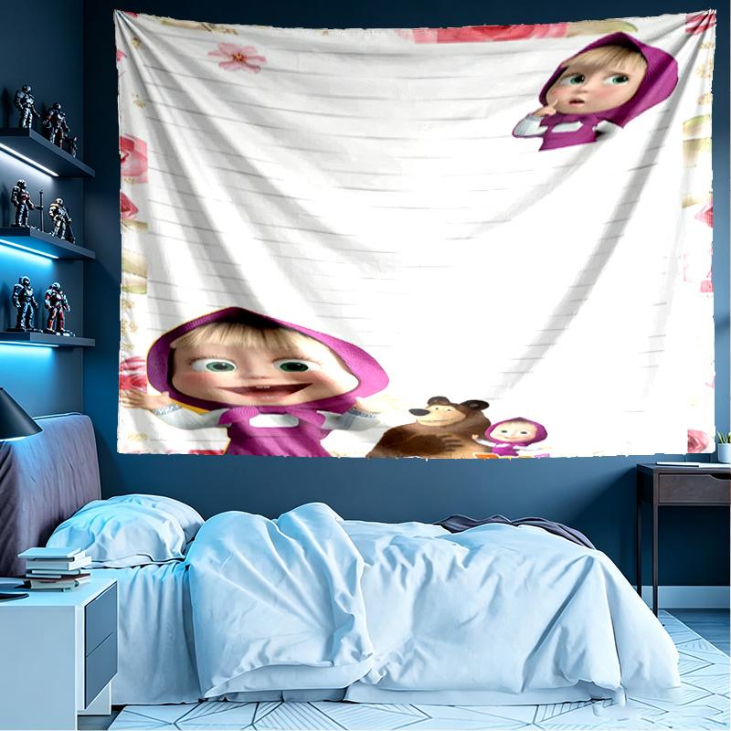 cartoon animation Print Tapestry, Lightweight Wall Hanging, for Bedroom, Dorm, Living Room, Home Art Decor - Birthday Christmas Gift for Friends