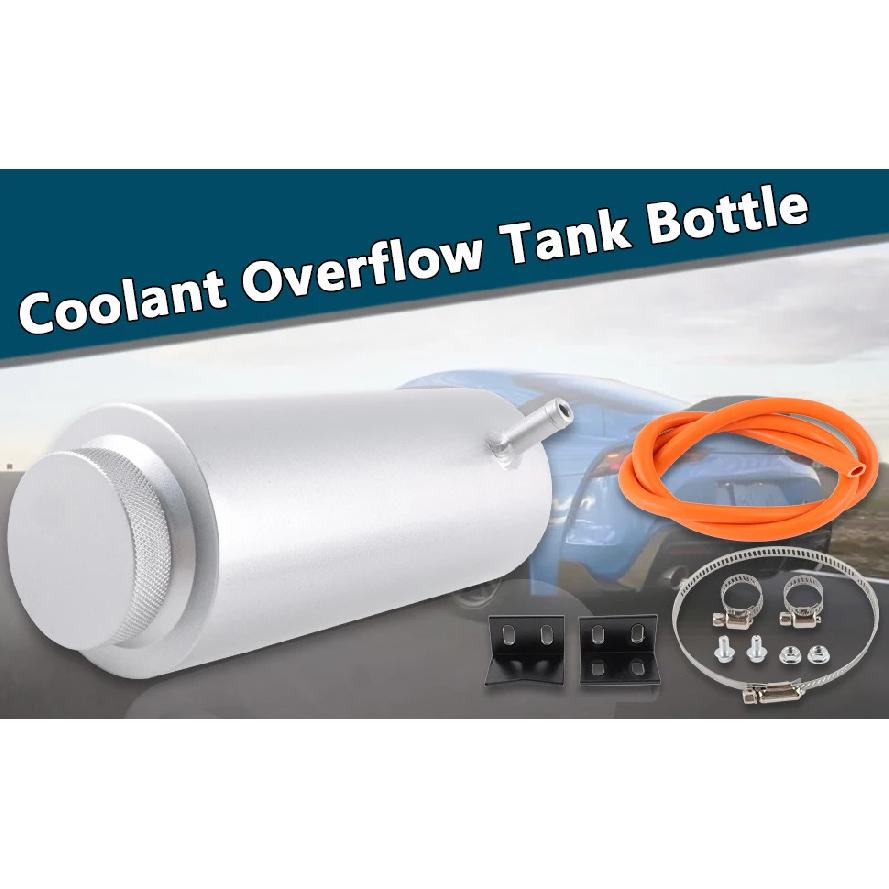 800ml Aluminium Auto Styling Kühler Kühlmittelbehälter Kühlmittel Ausgleichsbehälter Kühlungs Auffangflasche Überlaufbehälter