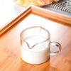 100ml Espresso Messbecher mit Griff Doppelausguss Klares Kaffeeglas Hitzebeständig Retro Milchkännchen Kaffeezubehör