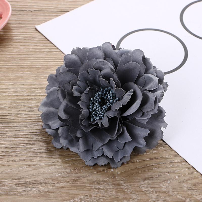 Bohemia Style Big Peony Flower Hair Clips Bridal Flower Barrettes Hair Decoration Brooch DIY For Bag Sunhat Hair Accessories
