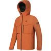 2023 Winter New Solid Color Hooded Jacket Down Two Piece Outdoor Three In One Men Jackets Sunset-Orange A11M347906F-OR