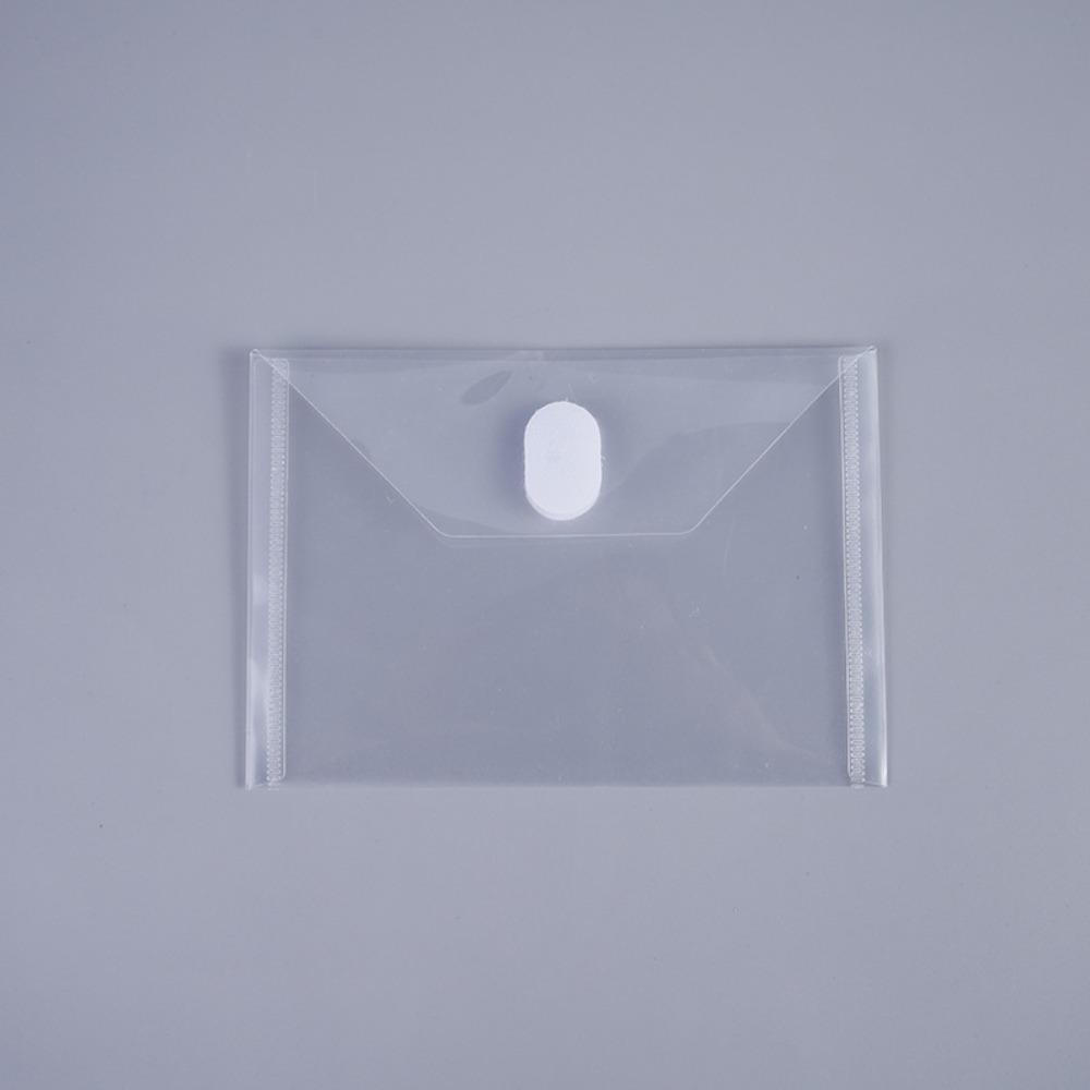 

Thickened A5/A6 File Folder Transparent Plastic File Bag Waterproof Card Paper File Holder Students