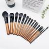 16-Piece Beginner Makeup Brush Set: Blush, Powder, Eye Shadow, Concealer, Foundation Tools