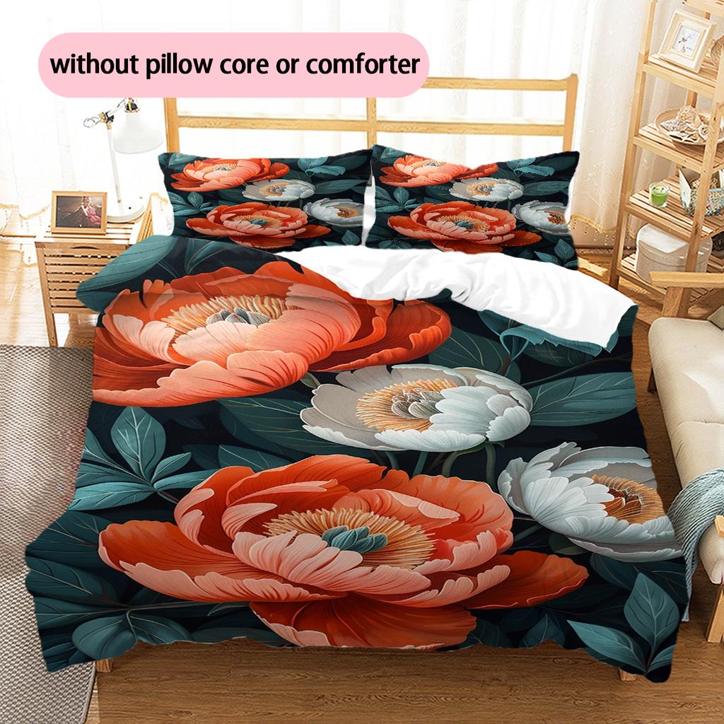Cartoon Pattern Bedding Quilt Set Quilt Cover Pillowcase Home Decoration Birthday Gift (1 * duvet cover + 2 * pillowcase, without core)
