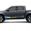 Pickup Sticker For Ford Ranger Toyota Hilux Nissan Frontier Dodge RAM Maxus T60 Universal Car Decor Decal Cover Auto Accessories