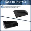 Front Left Door Handle Cover for Land Rover Range Rover 2011-2019 No.LR048299 ABS Black, 1 Pc