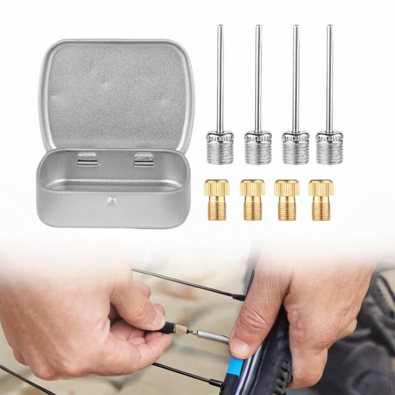 

Bicycle Adapter Set Bike Tire Valve Adapters Accessories Tools Tube Pump Inflator Kit for Style C