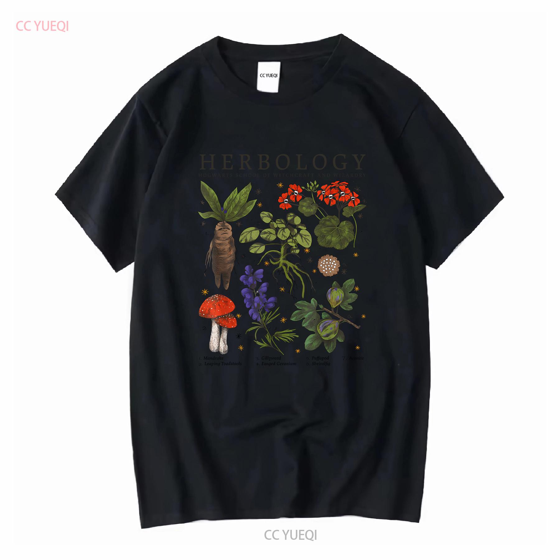 

Herbology Plants T Shirt long or sleeves vintage Washed Versatile Breathable Stretched designer clothes streetwear homme 4XL
