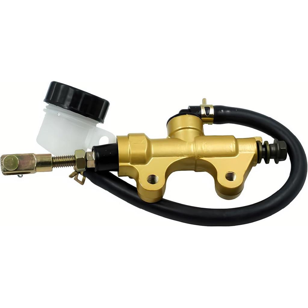 Bakre bromshuvudcylinderpump med behållare Kompatibel med Suzuki GSXR 600 750 1000 1100 GSX1300R RF600 RF900 SV650 SV1000 GC150/200 (röd)