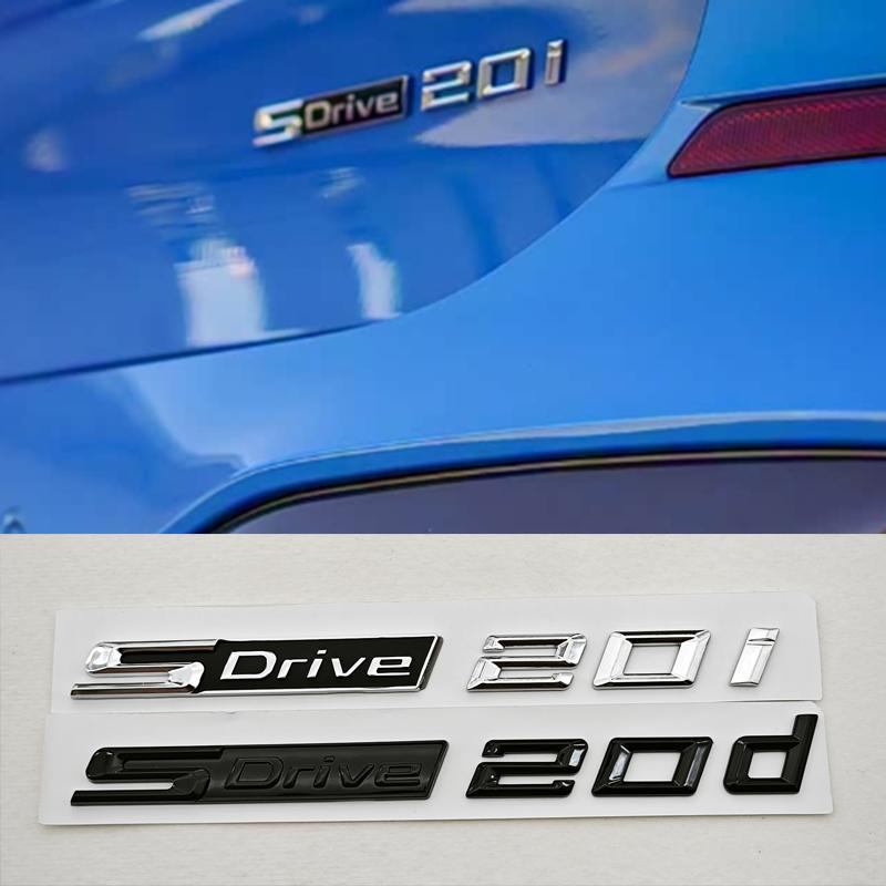 Adesivo Logo Auto 3D in ABS SDrive 20d 20i Emblema Portellone Posteriore Emblema Parafango Laterale Decalcomania Per BMW X1 F48 X2 F39 X3 F25 Z4 Accessori uo2
