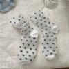 Ultra-thin Transparent Crystal Silk Socks Women Fashion Summer Harajuku Crew Socks Retro Flower Streetwear Elastic Long Socks