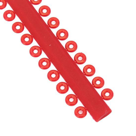 20 proužků kravatový PU elastický vícebarevný kroužek