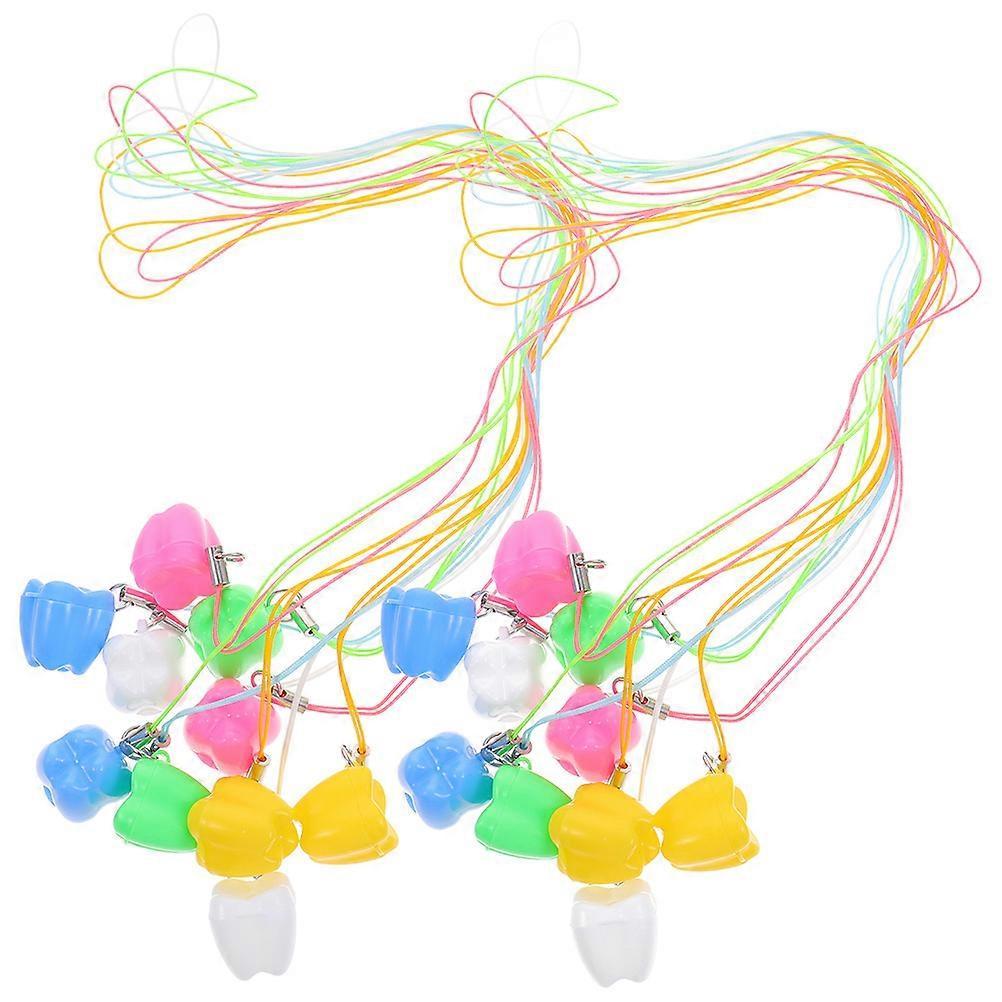 Tooth Keepsake Box for Baby Teeth Storage with 30Pcs Assorted Colors