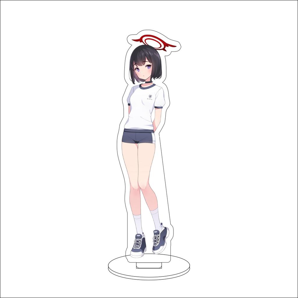 16CM Anime Blue Archive The Animation Cosplay Ornaments Takanashi Hoshino  Acrylic Stand Figure Stand Halloween Gifts