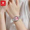 New Fashion Purple Dial Ladies Quartz Wristwatches Luxury Watch Women Waterproof Casual Dress Female Clock Montre Femme