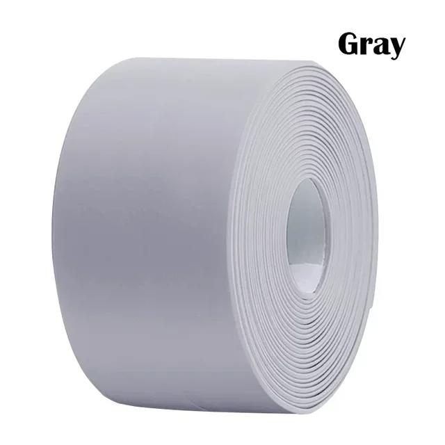 Waterproof Sealing Tape PVC Self Adhesive Bathroom Bath Wall Glue Sticker Kitchen Sink Caulk Mold Proof Seal Covering Tape Strip