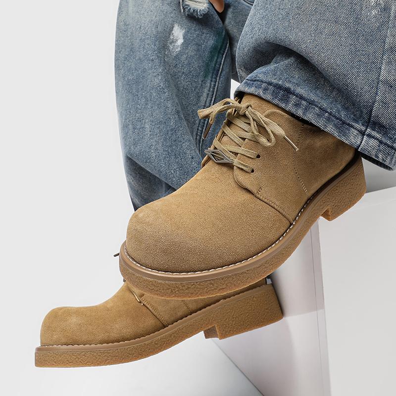 Fashion Designer's Classic Shoes Fashion party Outdoor street Daily work and business derby Luxury Thick Bottom Trendy Men Casual