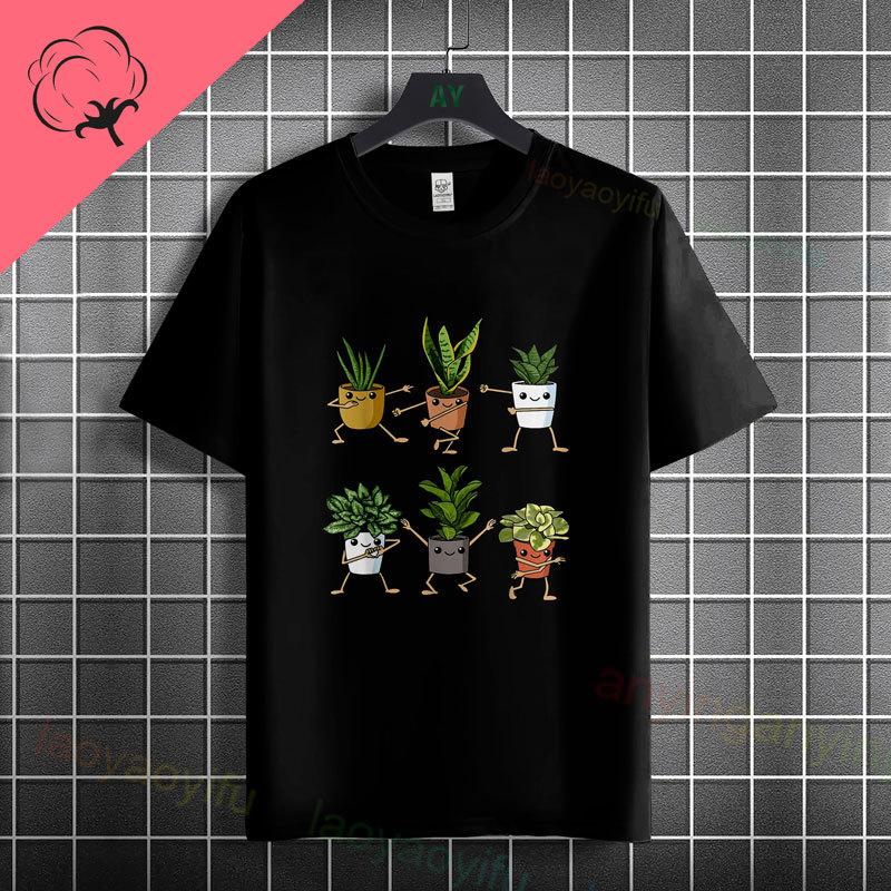Funny I Rescue Plants Trappedin The Store Plant Lover Plantaholic Graphic Tshirt Pure Cotton Short Sleeve Casual Tshirt
