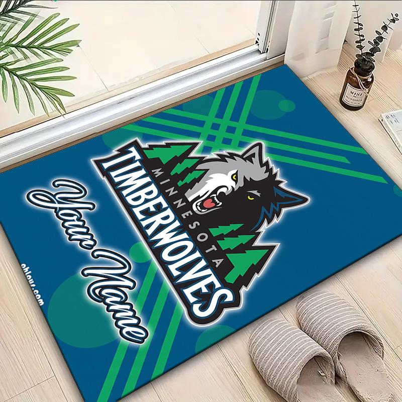 Custom Name Rug Minnesota Logo Area Rug Suitable for Indoor And Outdoor,Carpets for Homes, Offices,Living Rooms,Home Decor,Christmas Gift