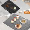 Foldable Silicone Drain Pad Drying Mat Pots Dish Drain Mat For Kitchen Tableware Waterproof Heat Resistant Non-slip Mats Pad