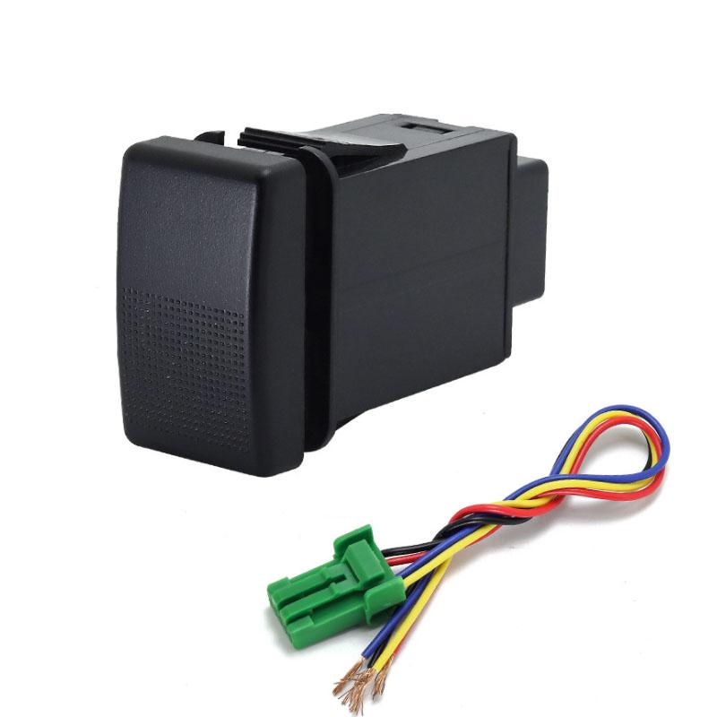 1PC music Radar Parking Sensor speaker Recorder Monitor Front Fog Light Spotlight Switch Button For Great Wall Haval