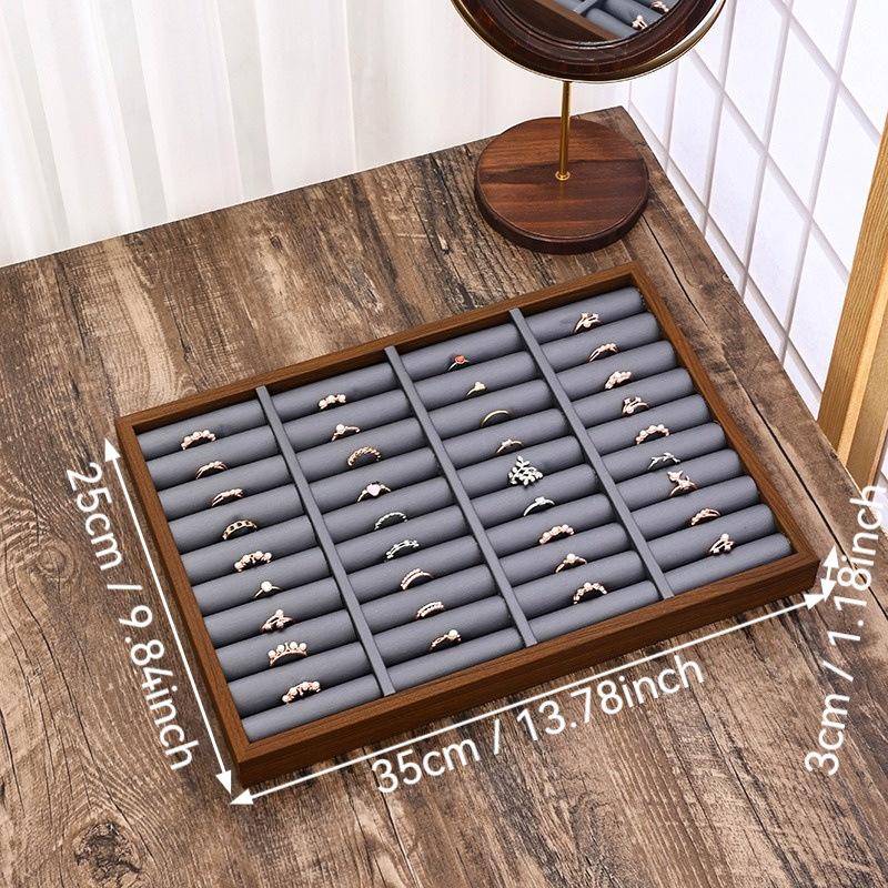 Rings Jewelry Storage Tray Multiple Bracelet Organizer Pallet Counter Ring Display Salver Jewellery Trinket Displays Pallet