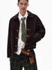 Men's Vintage Distressed Faux Suede Jacket with Airplane Buckle - Retro Autumn Style