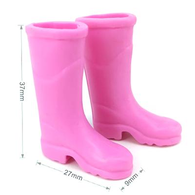 Babaház Dekoráció Mini Színes Gumicsizma Miniatűr Baba Kiegészítők 1/12