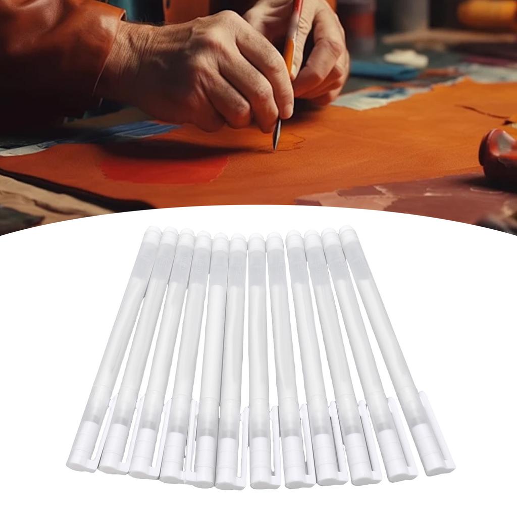12Pcs Ht Erasable Pen for Fabric Embroidery Sewing Quilting Cloth Lther Marker