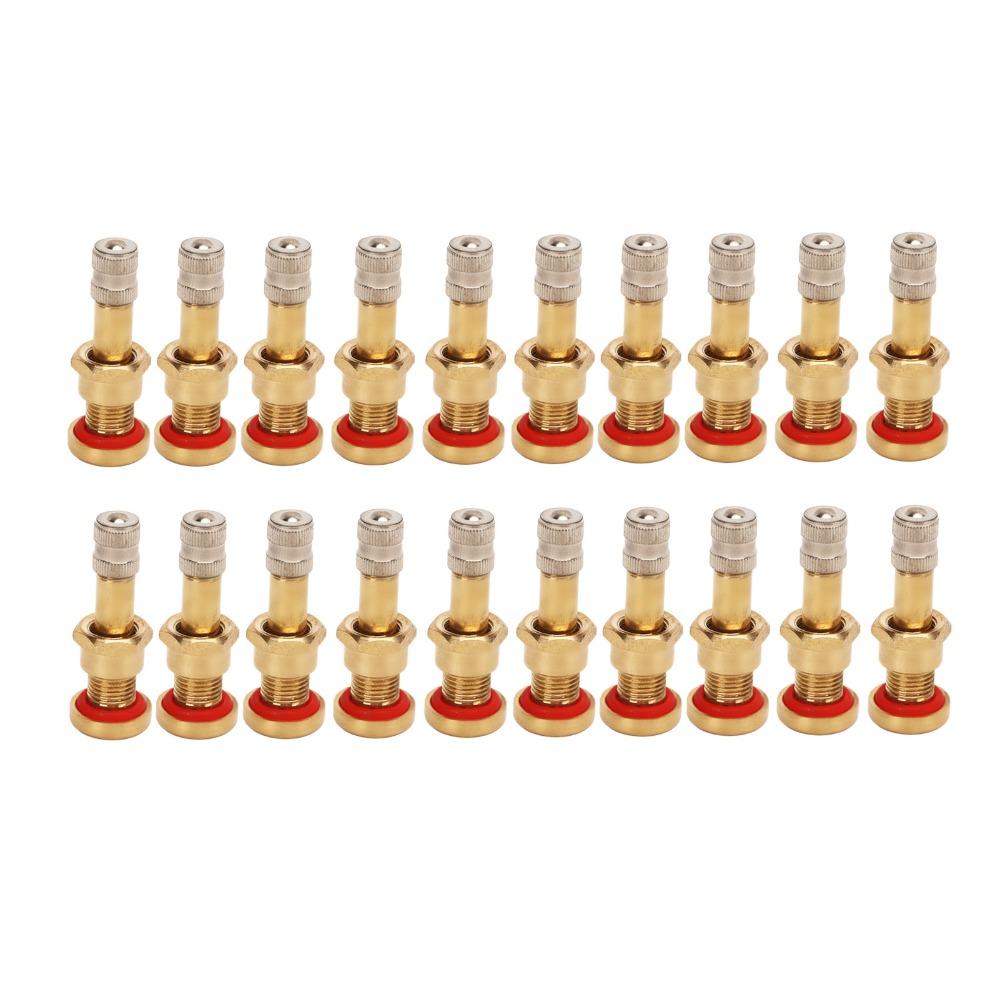 10PCS/20PCS Brass Material Truck Valve Stems Anti-Rust Tire Valve Stems Auto Repair Technicians