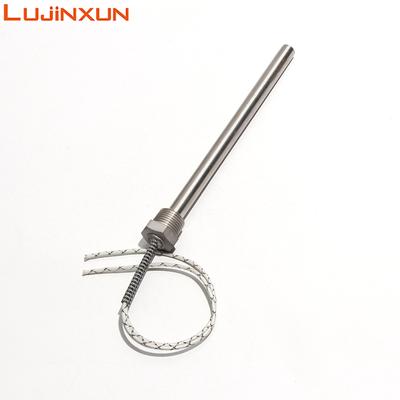 LUJINXUN DN15 (1/2") Threaded Mounting of Single-head Electric Heating Pipe 300-1000W 12x100/150/200mm Cartridge Heaters 1pc
