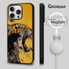 იაპონური უკიიო-ე ვეფხვის ტელეფონის ქეისი iPhone 17,16,15,14,13,12,11,Pro,Max,Plus,Mini,SE4,E-სთვის, მაგნიტური Magsafe უკაბელო დატენვით