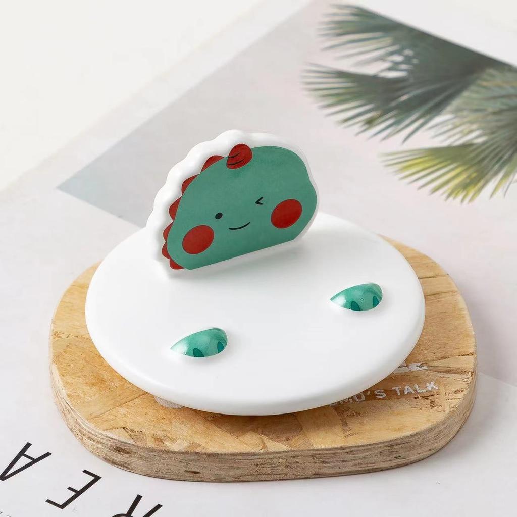 Creative Cartoon Dinosaur Mug with Lid Spoon Three Dimensional Cover Student Couple Office Home Ceramic Mug Souvenir