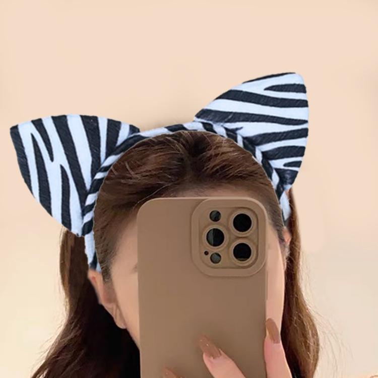 Animal Plush Ears Headband Cute Cartoon Hair Head Hoops Hairband For Women Girls Makeup Washing Hair Accessories