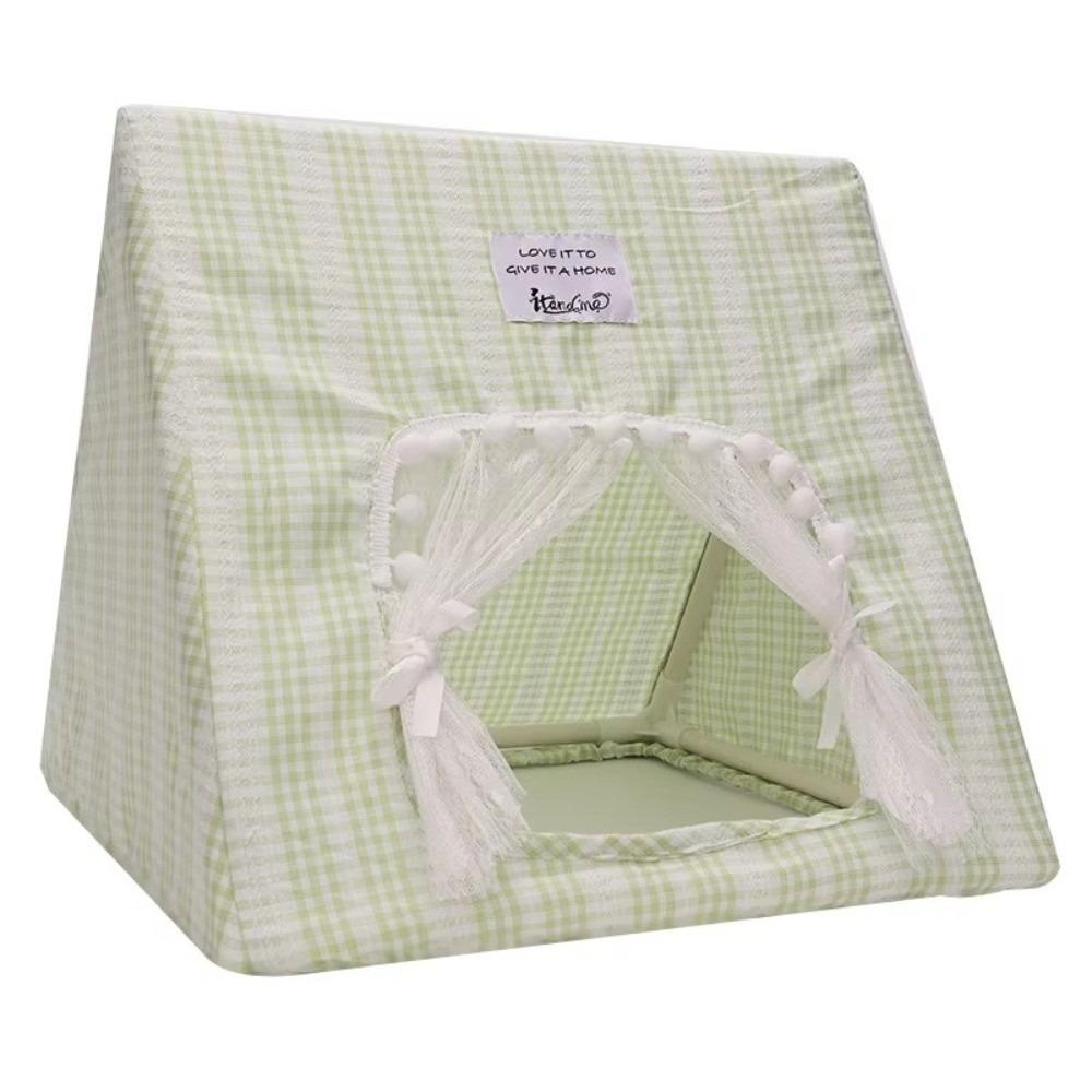 Floral Print Cozy Sleeping Tent Soft Cotton Bottomless Hideout Hamster Cage  For Rabbits Guinea Pig