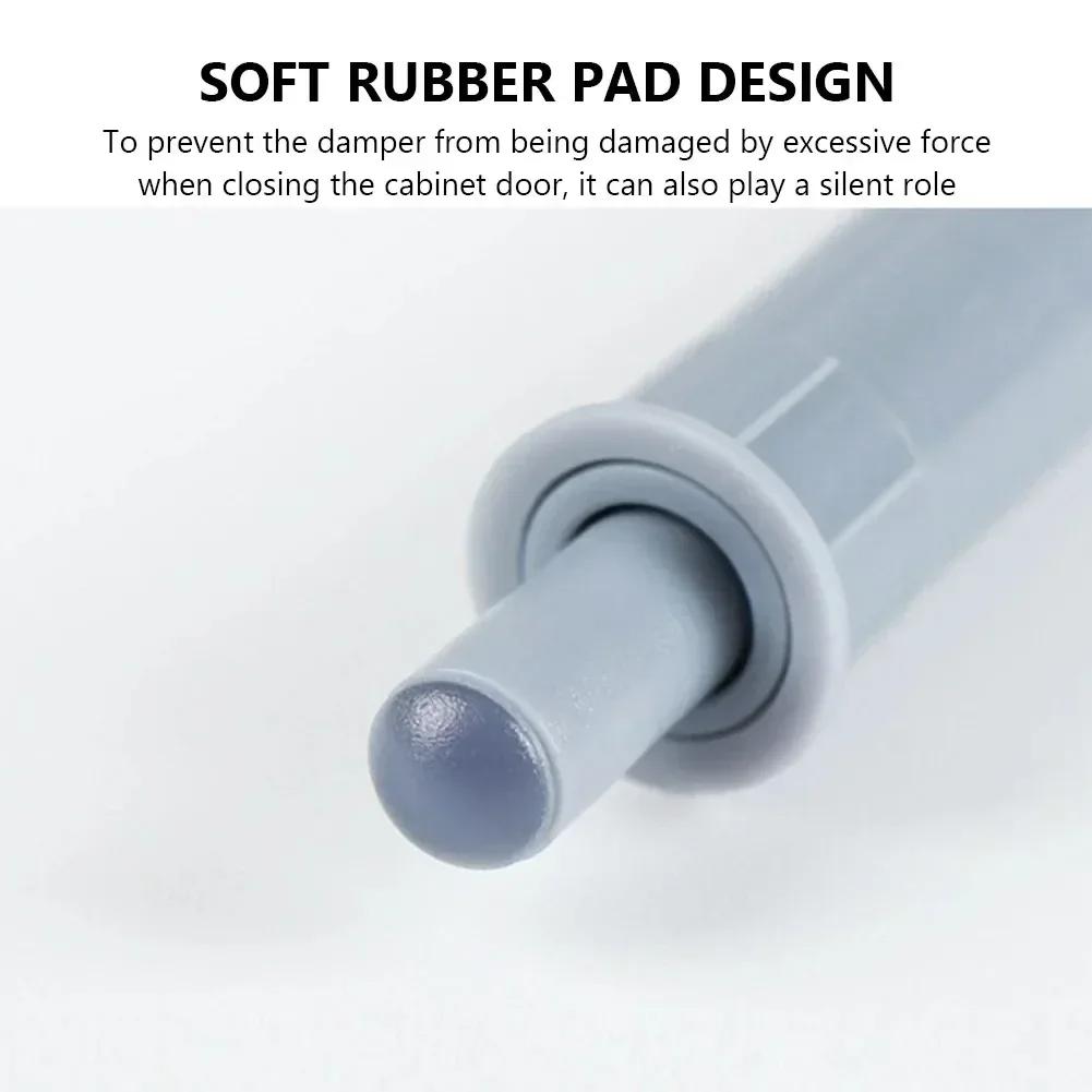 10PCS Gray White Kitchen Cabinet Door Stop Drawer Soft Quiet Close Closer Damper Buffers For Furniture Hardware
