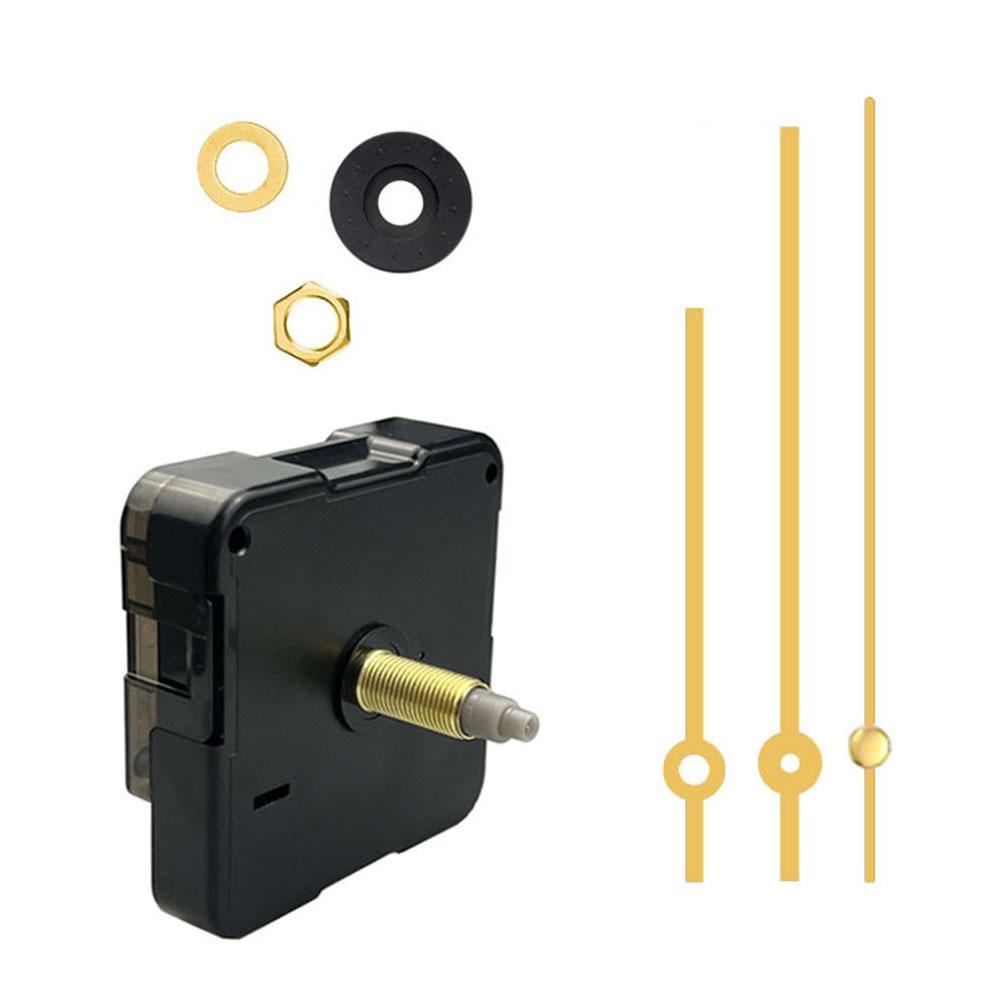 Long Thread Wall Clock Movement Silent Clock Movement DIY Repair Parts Kit Quartz-Clock Movement Mechanism Replace Motor DIY Kit