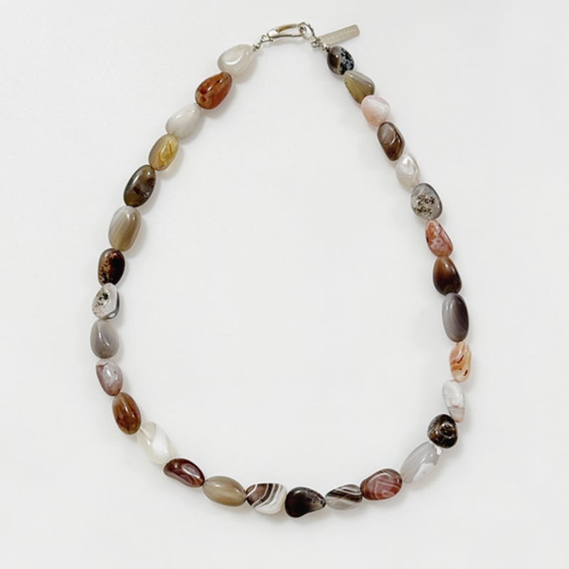 

August Harmony 925silver Pebble Necklace One