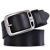 Men's Genuine Leather Retro Pin Buckle Belt - Fashionable Cowhide Casual Accessory