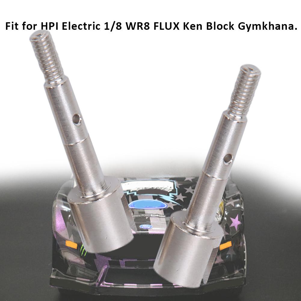  RC Front Rr Wheel Axle Upgrade Parts Fit for I Electric 1/8 WR8 FLUX   Block Gymkhana