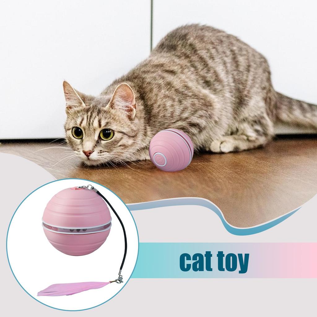 Cat Toy Ball Automatic Smart Rolling Pet Supplies Rolling Cat Balls For Indoor Enrichment Party Festival Puppy Birthday New