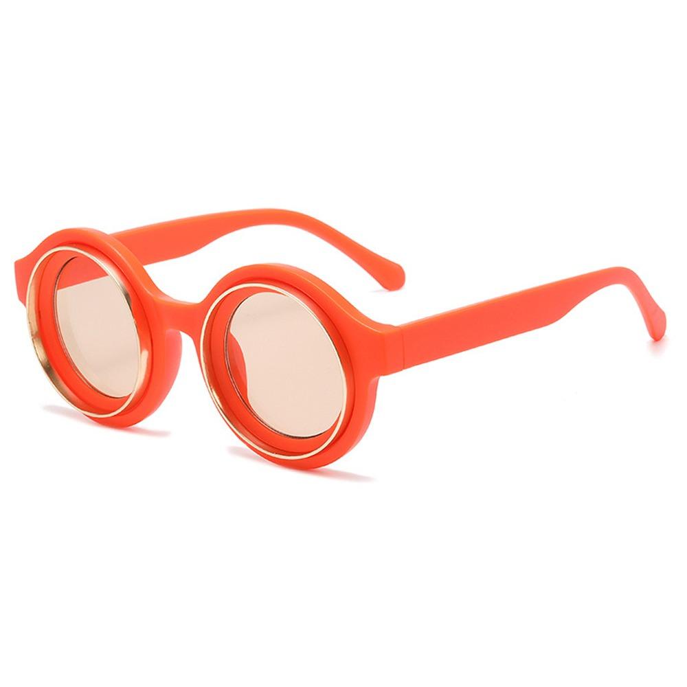 Módní Retro Kulaté Sluneční Brýle Vintage Street Sluneční Brýle Hip Hop Cool Punkové Stíny pro Muže