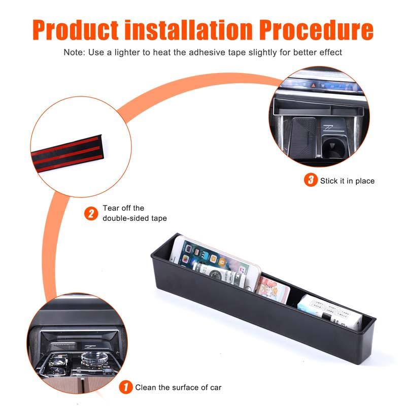 Black Car Central Control Storage Box Container Holder Tray For BMW 7 Series G70 2025 2025 2025 Interior Accessories