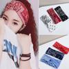 6 colors Sweet Knot Cashew Flower Print Women Girls Hairband Headband Turban Bandanas