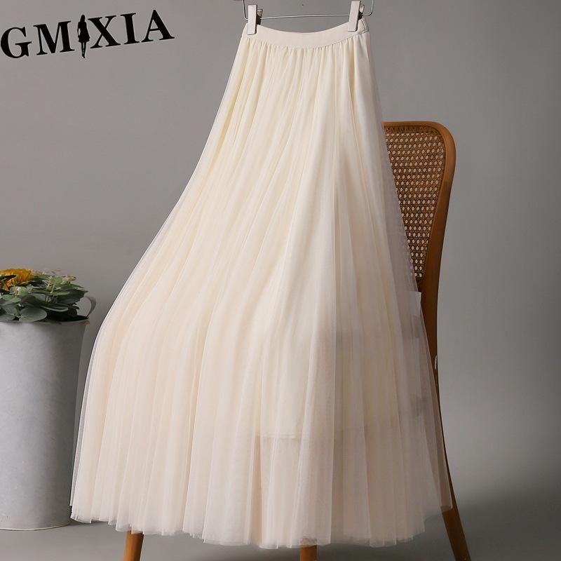 GMXIA 28 barev Dámská módní ležérní letní jarní volnočasová sukně